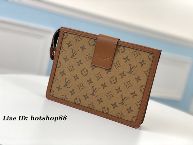 路易威登LV手包 M69184 老花 Pochette Dauphine手袋 LV新款女士手拿包 xxlv2570